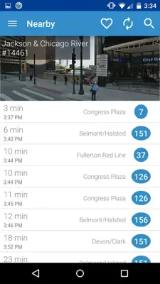 Chicago Transit android App screenshot 1