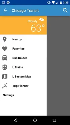 Chicago Transit android App screenshot 4