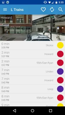 Chicago Transit android App screenshot 5